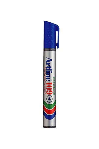 artline مجموعة من 12 قلم تحديد دائم أزرق EK-109BL