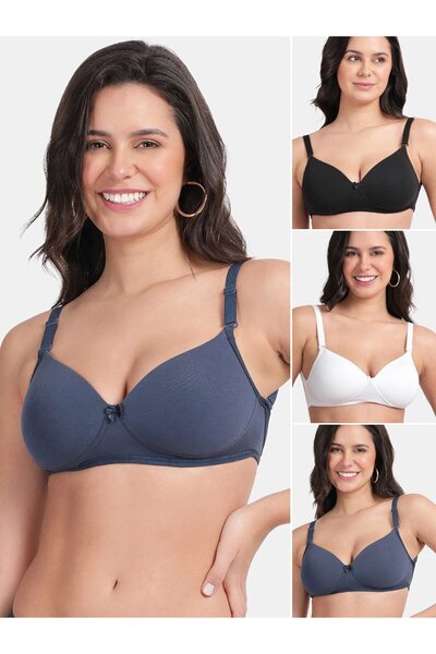 Envie By Styli Pack of 3 - Classic Backless Padded Bra