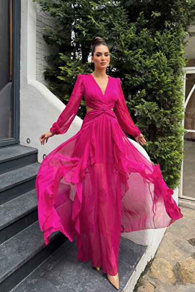 Sindimoda Owen Bel Transparan Abiye 9268