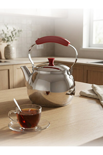 Hascevher Mevlana Baseless Teapot 3.5 Lt Silicone Coated