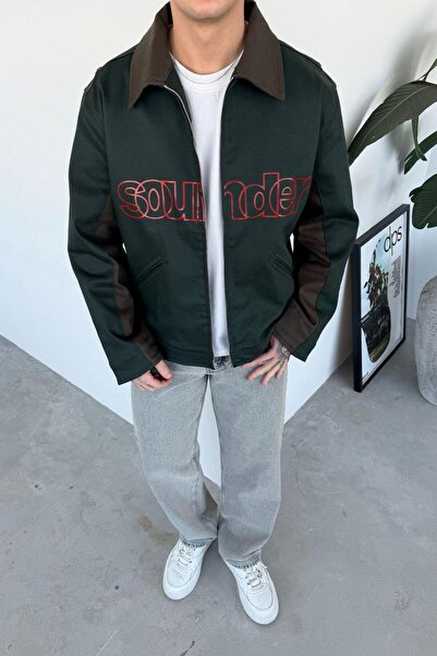 HAFKAGİYİM Koyu Yeşil Premium Oversize Ceket