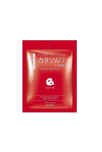 Mitomo Anti-Aging Facial Mask with Snail Extract, 25 g