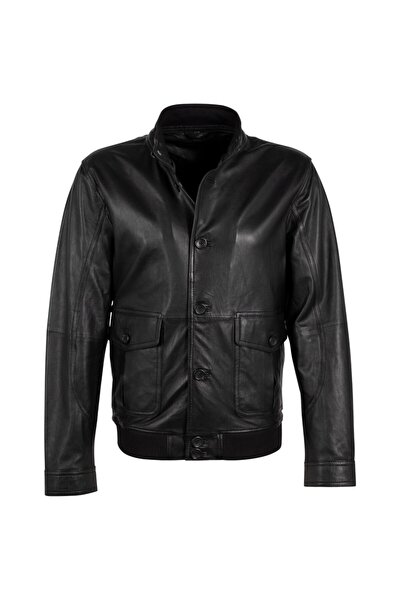 mauritius Geaca de Piele Barbati Deercraft Neagra DMPakson