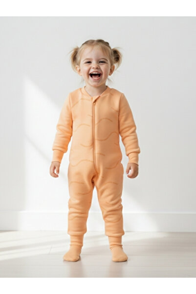 Ella Bonna Fermuarlı Bisiklet Yaka Uyku Tulumu Çoraplı Patikli 2,5 Tog