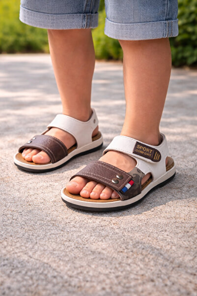 asyagiyimavm25 Erkek Çocuk Anatomik Tabanlı Yazlık Sandalet – Sport Comfort