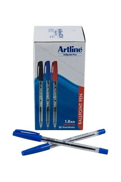 artline قلم حبر جاف أزرق/شفاف AM-8210BL