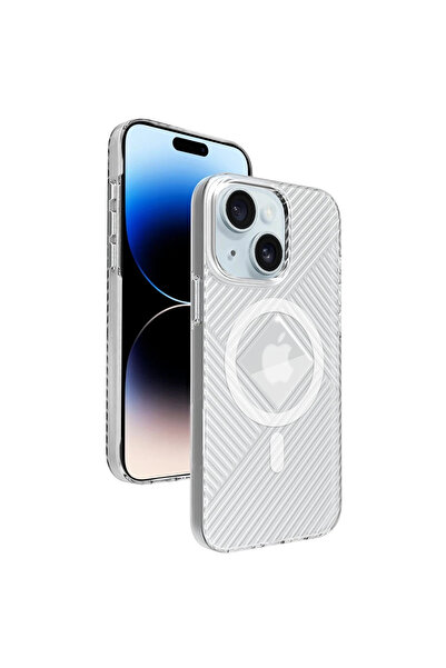 Joko 1611021747 حافظة آيفون 15 ستيلا بي سي الصلبة ماج سيف (112110) - شفافة