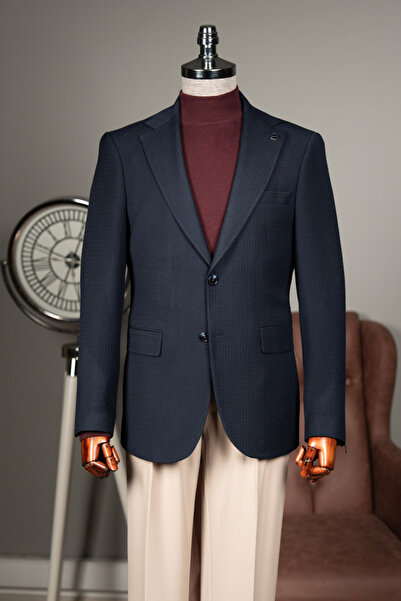 Terziayhan Tailor Ayhan Slim Fit Mono Collar Jacket