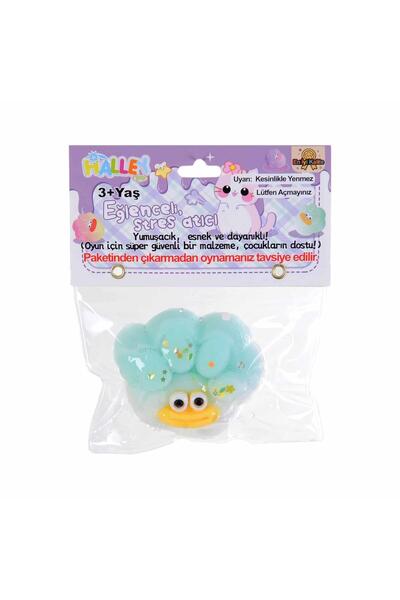 hak-iş oyuncak Soft Squishy Stress Toy with Blue Colorful Sparkling Paw Design