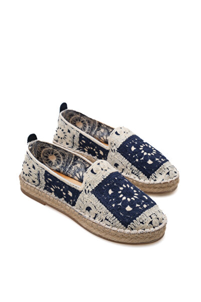Genel Markalar Kadın Dantel Örgü Espadril