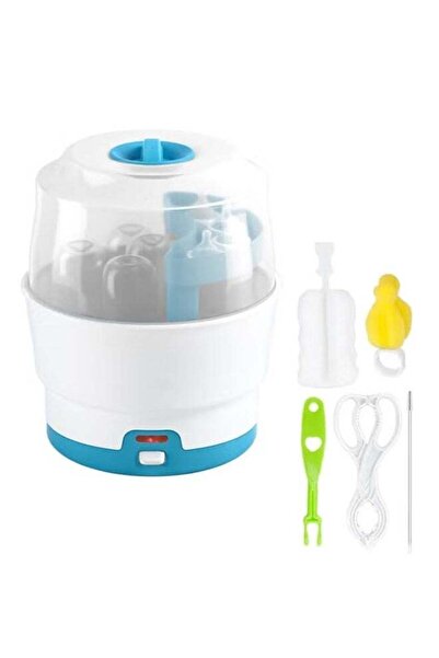 Gonice جهاز تعقيم زجاجات الأطفال بالبخار الكهربائي صغير الحجم مع زر تحكم واحد