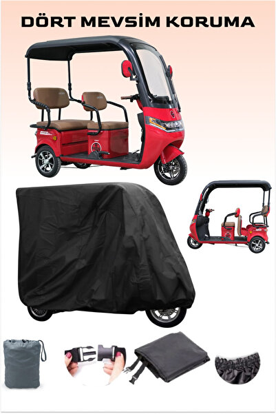 Breen غطاء دراجة كهربائية أورورا فيليكس برو 3 تيكر من ماركة بلاك كابين، غطاء حماية لجميع الفصول