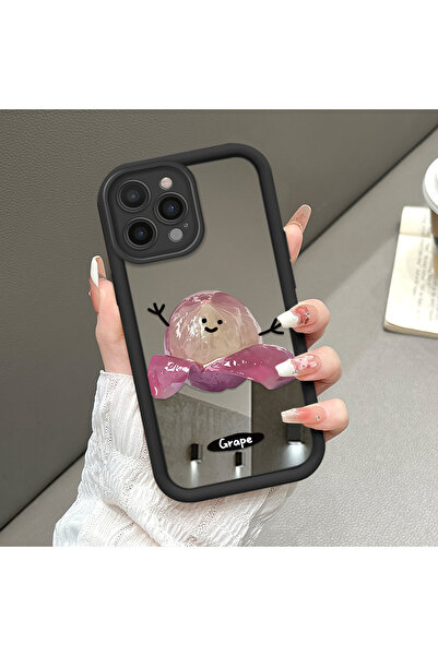 ucuc حافظة سيليكون سوداء مقاومة للسقوط متوافقة مع هاتف iPhone 14 Pro بأنماط ف...