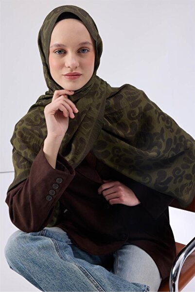 Silk Home Urban Hours Harmony Grass Green Mayda Shawl 190X70