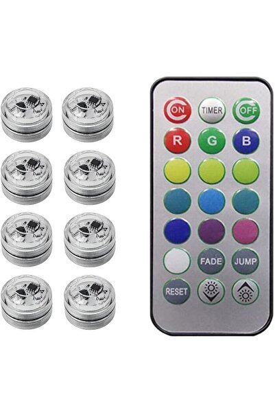 Arabest Wireless Adhesive LED Ambient Light Remote Control Roof with Battery Colorful Night Lights