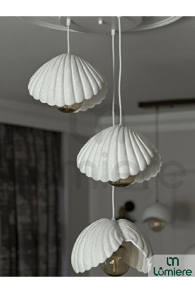 lumiere Design Inci Iskandinav &bohem Tarz 3’lü Sarkıt Avize -Profesyonel Tas...