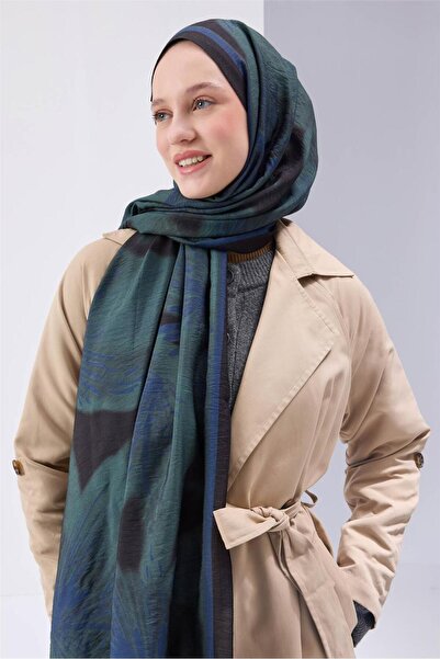 Silk Home Urban Hours Pera Green Mayda Shawl 190*70