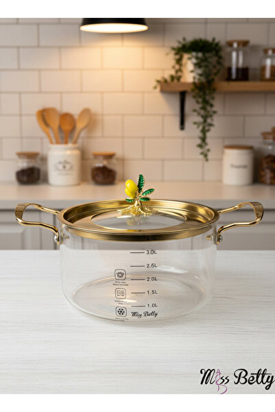 Miss Betty Linda Glass Pot 3.5 Lt