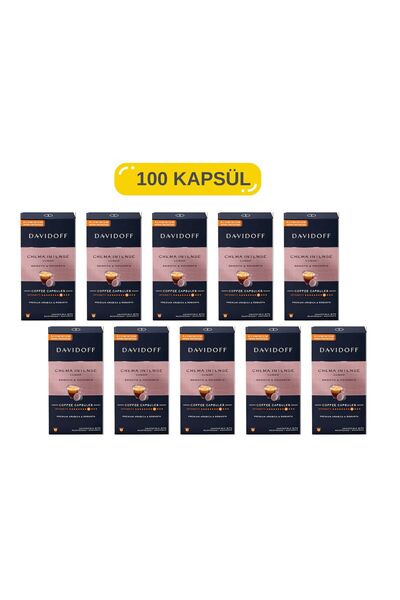 Tchibo Crema Intense Lungo Aluminium Kapsül Kahve 10x10 (100 Kapsül) – Yoğun ...