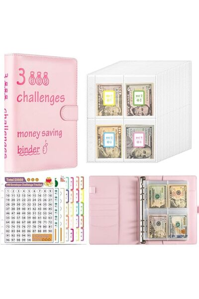 Arabest تحدي الادخار لمدة 100 يوم باستخدام 100 ظرف نقدي لتخطيط الميزانية والادخار