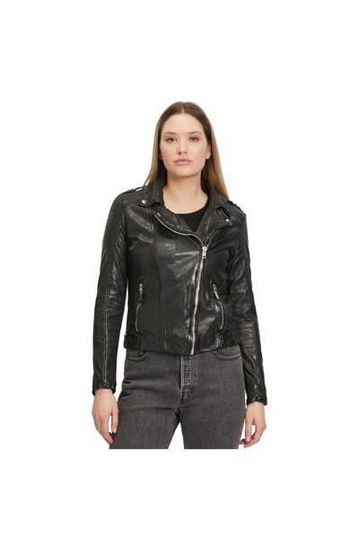 mauritius Geaca de Piele Dama Gipsy Neagra G2WNarin