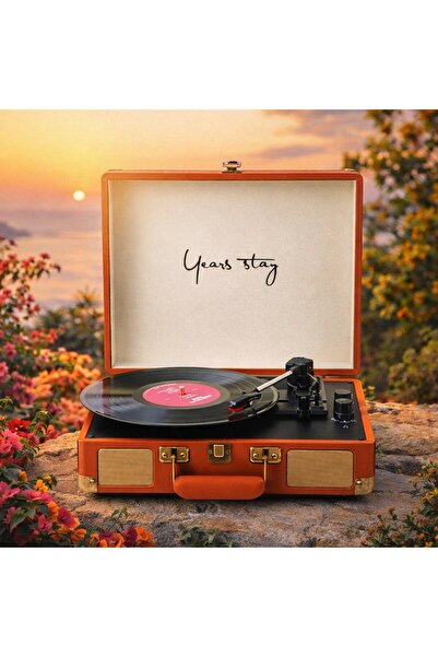 Cosfer Years Stay Elektrikli Plak Çalar – Bluetooth Özellikli (220V)