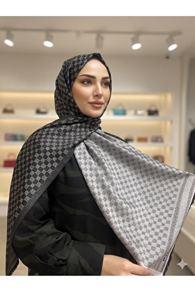 w white stars sports & wear Women-Girls Akr Pattern Double-Sided Shawl