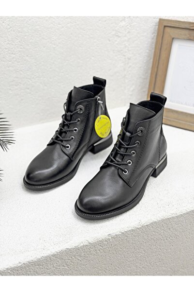 Mammamia D25KB-8515 HAKİKİ DERİ POSTAL BOT KADIN