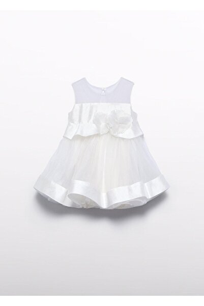 Abel & Lula فستان سهرة كريمي اللون للفتيات الصغيرات من مايورال أبيل لولا سيريوس