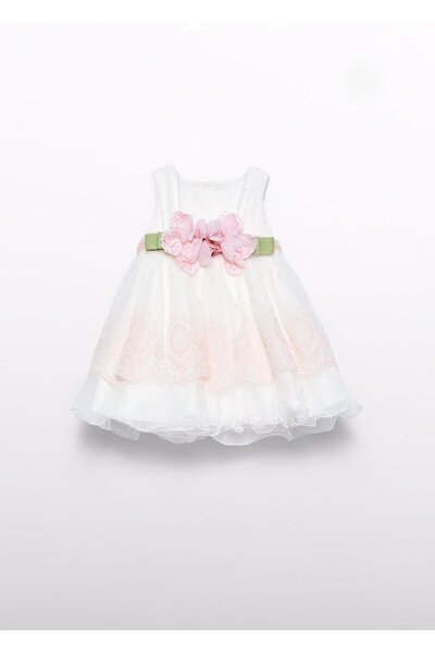 Abel & Lula فستان مايورال أبيل لولا للفتيات الصغيرات فستان سهرة باللون الوردي