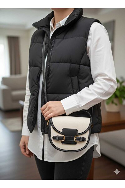 ZERVA QUEEN Trendy Model Women's Shoulder Bag with Straw Leather Handles