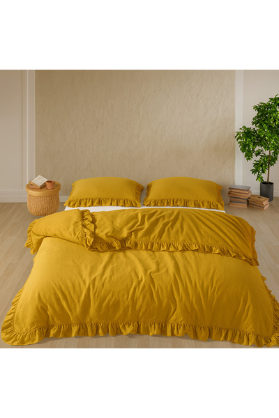 Naturel Collection Δίχρωμο Σετ Παπλωματοθήκης Διπλού Μεγέθους