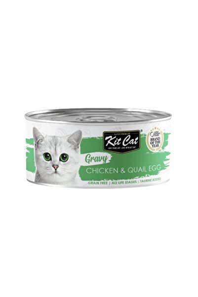 Kit Cat كت كات طعام رطب للقطط بالدجاج وبيض السمان 70g