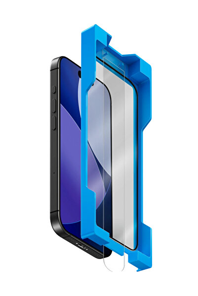 UNIQ Better By Design واقي شاشة آيفون 17 إير مع جهاز تطبيق، تركيب سهل ودقيق، ...