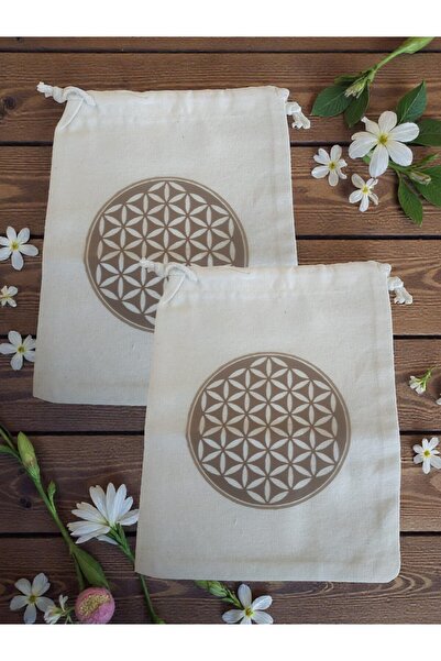 stonehill , 2 Pieces Tarot Purification Pouch, Flower of Life Pantone Copper ...