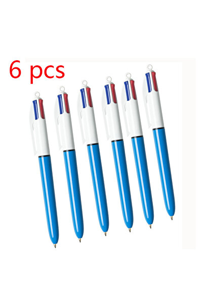 Choice 6 أقلام حبر جاف قابلة للسحب، 4 في 1، بأربعة ألوان، برأس متوسط 1.0 مم ل...