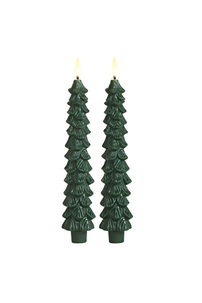 Choice 2pcs 2pc/4pcs Christmas Tree LED Flameless Candles Light with 3D Flame...