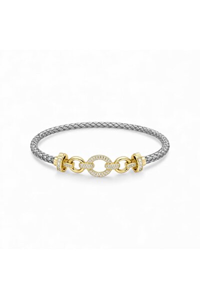 neslyaccessories سوار بتفاصيل ذهبية بنمط اللانهاية