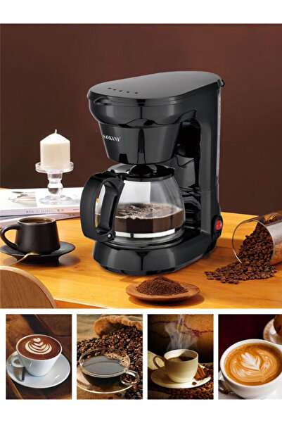 OEM Sokany CM-102 650W Electric Coffee Maker with Heat-Resistant Glass Carafe, 6 Cup Capacity