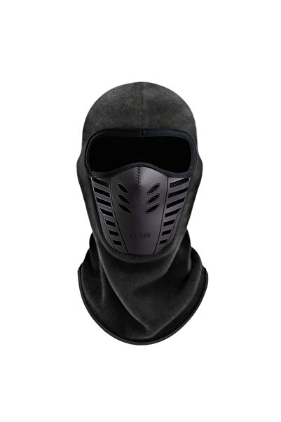 Choice grey Winter Ski Balaclava Mask Warm Thickened Polar Fleece Breathable Cycling Face Cover Running Mot