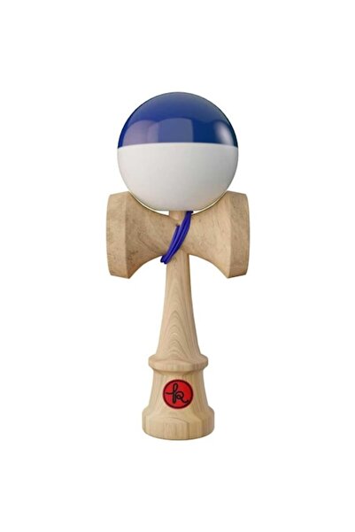 Kendama Europe Kendama Record Albastru/Alb, Base cup, cupe mari 18, 5 cm + se...