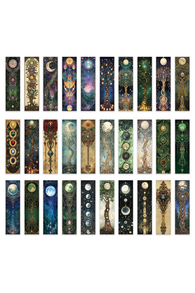 Choice مجموعة من 32 قطعة بألوان متنوعة، فواصل كتب سحرية، مناسبة لموسم العودة ...