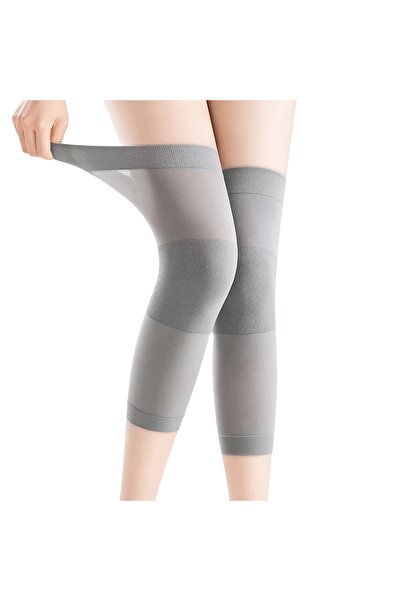 Choice زوج واحد من أكمام الركبة الرقيقة للنساء، لون رمادي فاتح، واقيات ركبة ص...