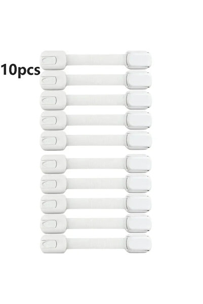 Choice ١٠ قطع من أقفال أمان الأطفال للأدراج والخزائن، أقفال لاصقة للخزائن، مز...