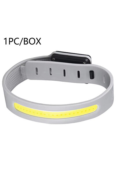 Choice Fixed Focus GRAY WHITE LED Mini Portable Armband Light COB Night Running Wrist Lamp 500LM Outdoor Ca