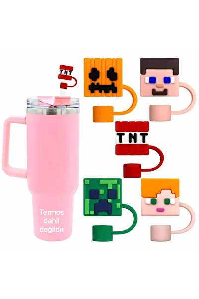 Besify Quencher Minecraft Pipet Tıpası 10MM Pipet Tıpası Steve Creeper Pipet ...