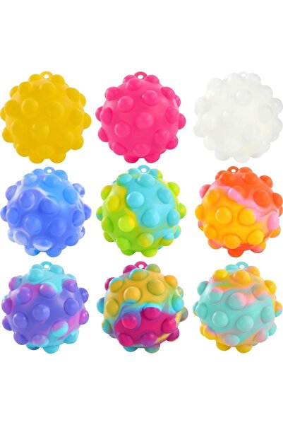 Choice كرة واحدة عشوائية اللون، 1/2/4 قطع من ألعاب التململ ثلاثية الأبعاد، كر...