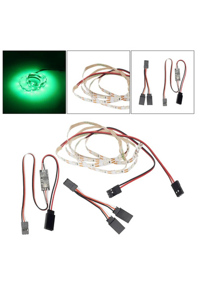 Choice مجموعة واحدة من شرائط إضاءة LED للطائرات التي تعمل بالتحكم عن بعد - إض...