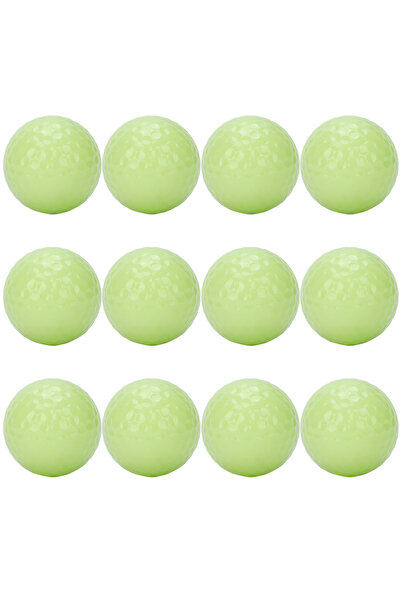 Choice كرات غولف خضراء مضيئة، 12 كرة، كرات غولف ليلية مضيئة تتوهج في الظلام ل...