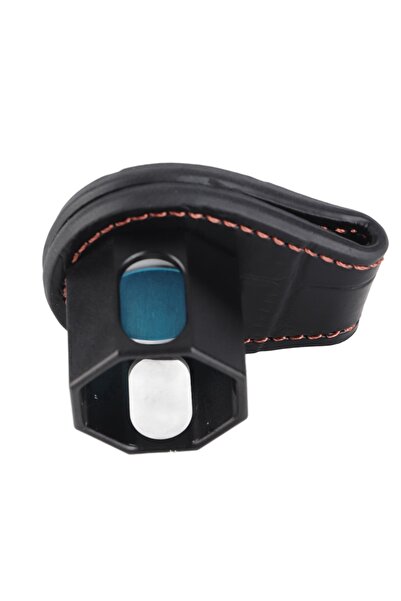 Choice حامل طباشير مغناطيسي لعصا البلياردو، مصنوع من سبائك الألومنيوم والجلد،...